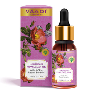 Organic Luxurious Kumkumadi Oil (Pure Mix of Saffron, San... Organic Luxurious Kumkumadi Oil (Pure Mix of Saffron, San...
