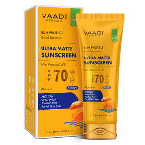 Organics Ultra Matte Sunscreen SPF 70 With Vitamin C & E ... Organics Ultra Matte Sunscreen SPF 70 With Vitamin C & E ...