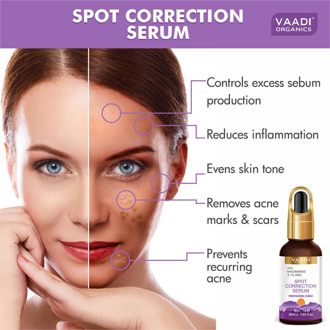 Spot Correction Organic Serum With 10 % Niacinamide & 1% Zinc (30 gms / 1.02 fl.oz)