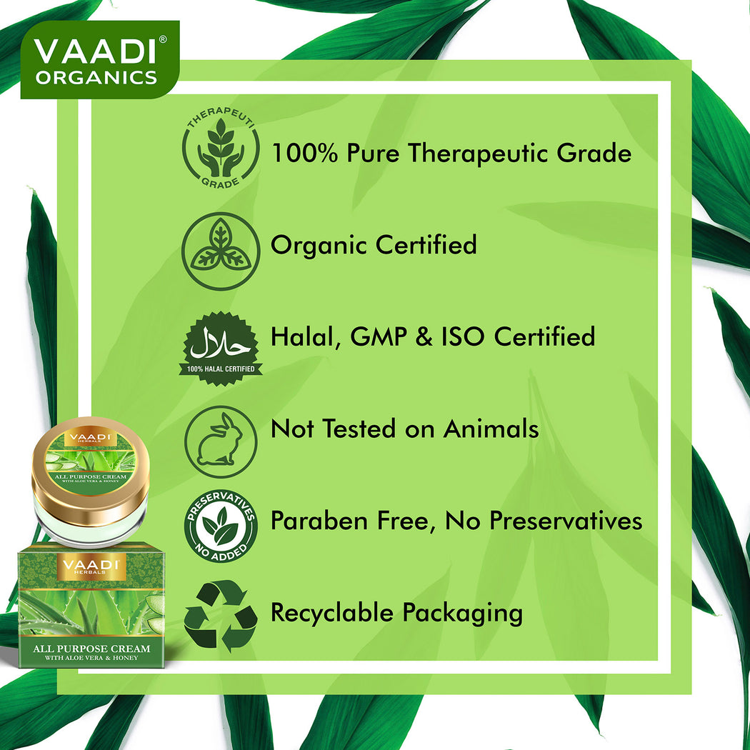ALL PURPOSE CREAM WITH ALOE VERA & HONEY (3 x 30 gms /1.1 oz)