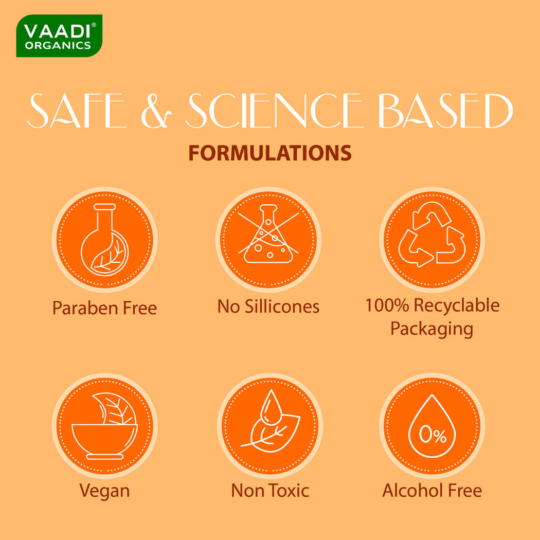 Pack of 6 Organic Vitamin C Soap with Hyaluronic Acid (75 gms X 6/ 2.7 oz)