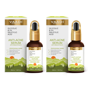 Organic Anti-Acne Serum With Glycolic & 2% Salicylic Acid... Organic Anti-Acne Serum With Glycolic & 2% Salicylic Acid...