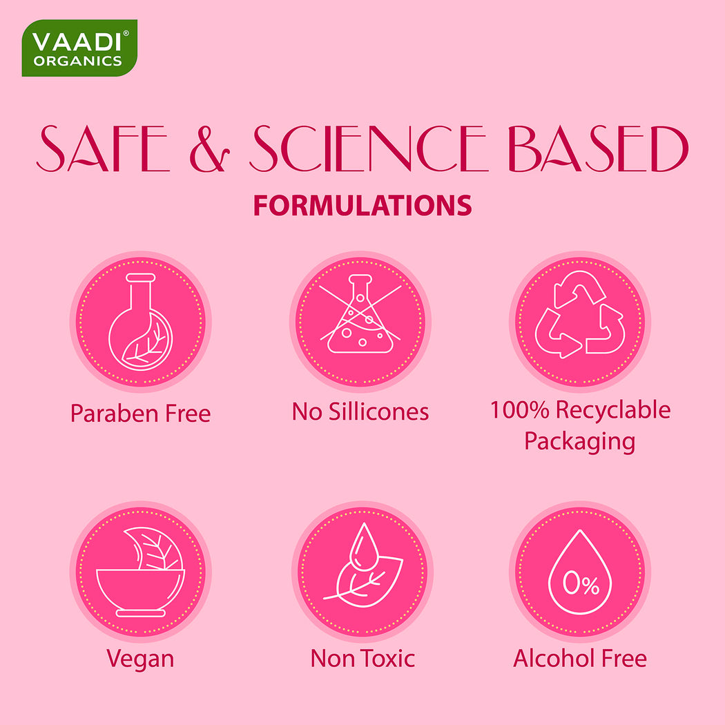 Organic Rich Velvety Moisturising Lotion with Pink Rose Extract - Retains Moisture in Skin - Makes Skin Velvety Soft (350 ml / 12 fl oz)