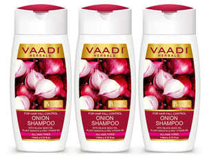 Pack of 3 Onion Shampoo For Hairfall Control (3 x 110ml /...