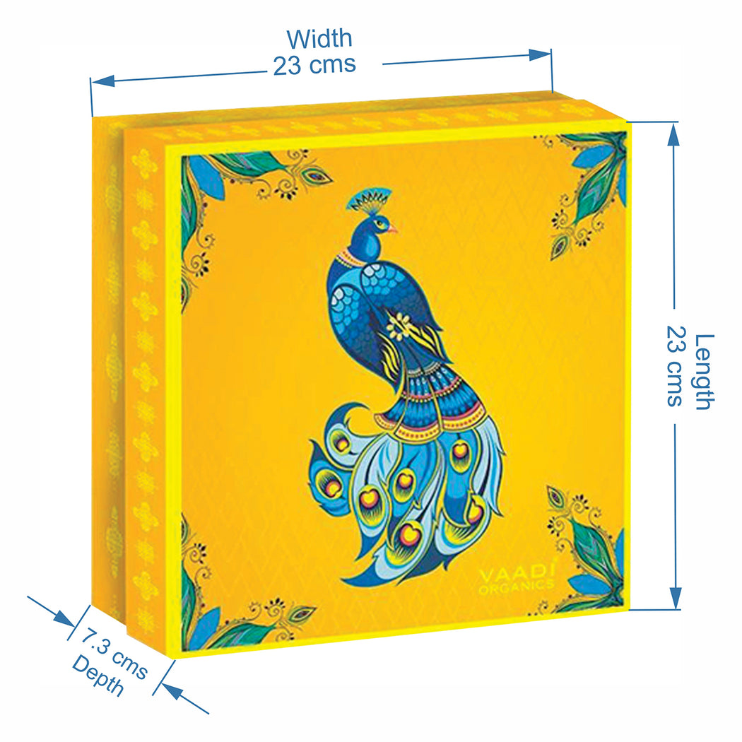 Premium Luxury Hand Crafted Traditional Peacock Themed Gift Box ( Empty)