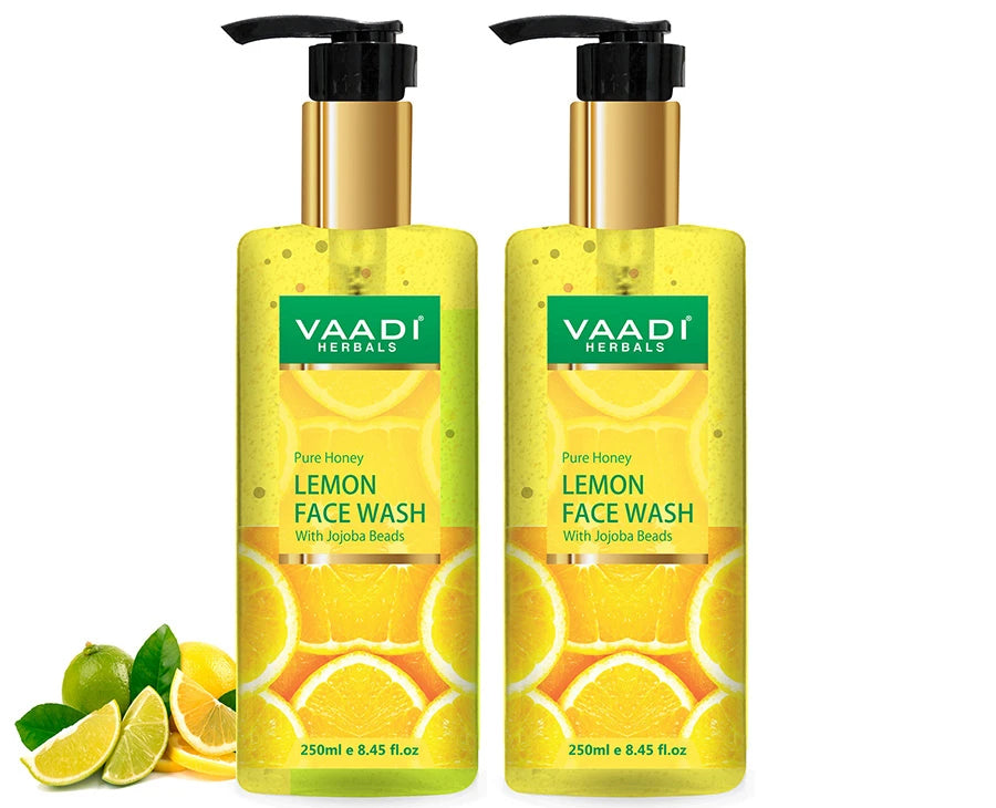 Pack of 2 Honey Lemon Face Wash with Jojoba Beads (2 x 250 ml)