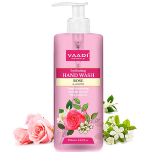 Hydrating Organic Rose & Jasmine Hand Wash (250 ml / 8.5 ...