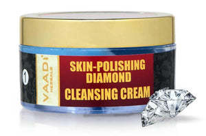 Skin Polishing Organic Diamond Cleansing Cream with Diamo...