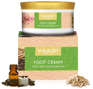 Organic Foot Cream with Clove & Sandalwood Oil - Softens ...