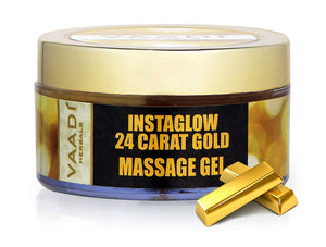 Organic 24 Carat Gold Massage Gel with Sandalwood & Turme...