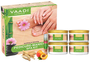 Organic Pedicure Manicure Spa Kit with Grapeseed Extract ...