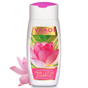 Color Preserving Organic Pink Lotus Shampoo with Honeysuc...