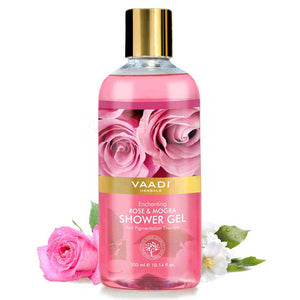 Enchanting Organic Rose & Mogra Shower Gel - Skin Brighte...