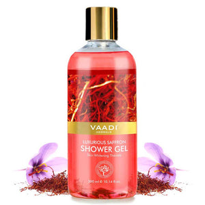 Luxurious Organic Saffron Shower Gel - Skin Lightening Th...