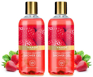 Blushing Organic Strawberry Shower Gel - Skin Firming The...