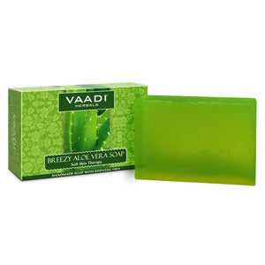 Breezy Organic Aloe Vera Soap with Honey - Anti Infective...