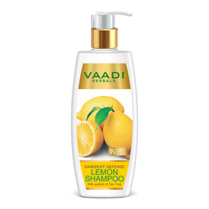 Dandruff Defense Organic Lemon Shampoo with Tea Tree Extr...