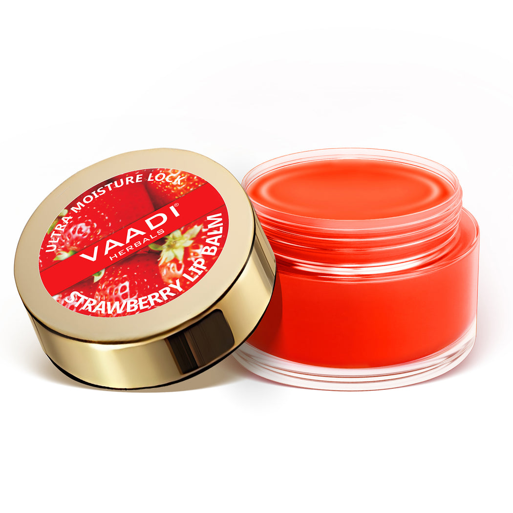 Nourishing Organic Strawberry and Honey Lip Balm (6 gms/0.3 oz)