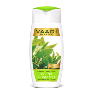 Superbly Smoothing Organic Heena Shampoo with Green Tea E...