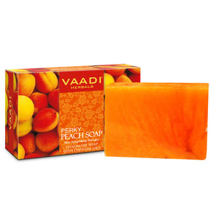 Organic Perky Peach Soap with Almond Oil - Skin Nourishin...