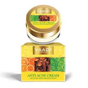 Organic Anti Acne Cream with Clove Oil & Neem Extract - A...