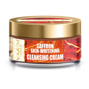 Saffron Skin Whitening Cleansing Cream with Basil Oil & S...