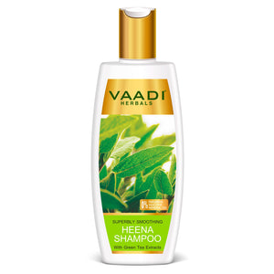 Superbly Smoothing Organic Heena Shampoo with Green Tea E...