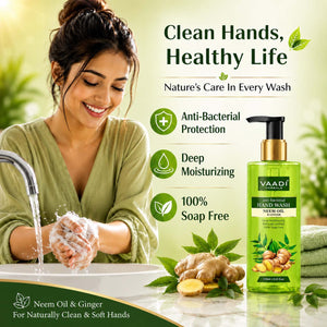 Anti-Bacterial Organic Neem Oil & Ginger Hand Wash (250 m...