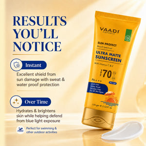 Organics Ultra Matte Sunscreen SPF 70 With Vitamin C & E ...