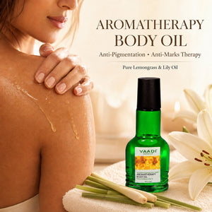 Organic Lemongrass Oil with Lily Extract - Aromatherapy -...