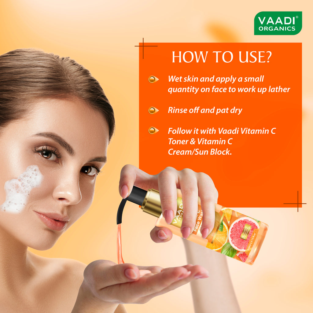 Advanced Brightening Vitamin C Face Wash With Pro Vitamin B5 ...