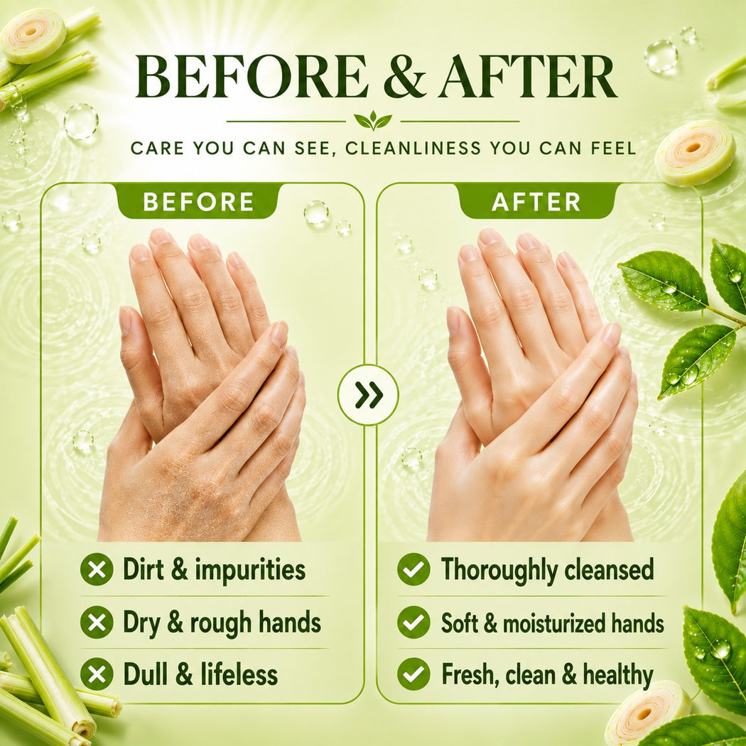 Intensive-Repair Organic Lemongrass & Shea Butter Hand Wash (250 ml / 8.5 fl oz )