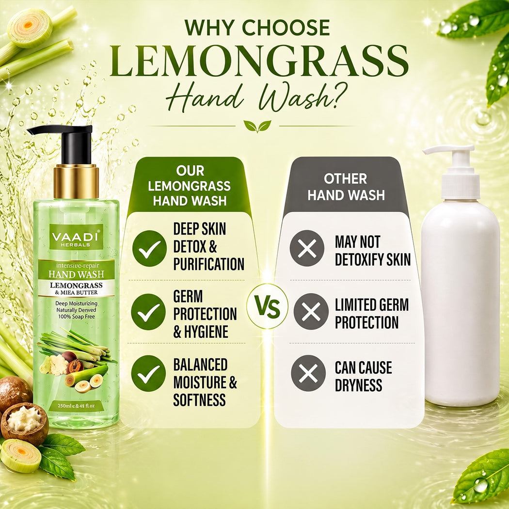 Intensive-Repair Organic Lemongrass & Shea Butter Hand Wash (250 ml / 8.5 fl oz )