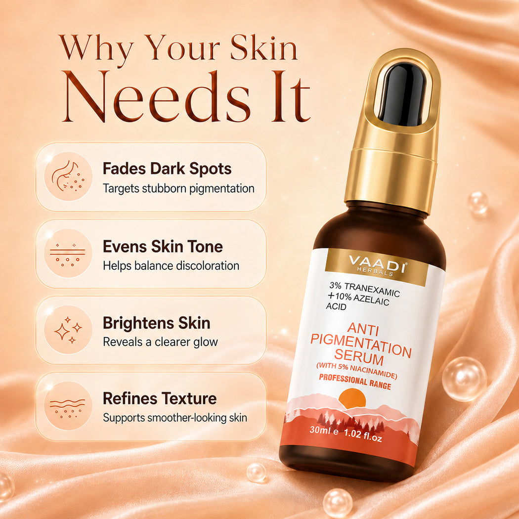 3%Tranexamic and 10% Azelaic Acid Anti Pigmentation Serum with 5% Niacinamide| Brighter Complexion| Reduces Dark Spots| Soothes Inflammation|Fades Hyper pigmentation| For All Skin Types| (30 ml / 1.02 fl.oz)