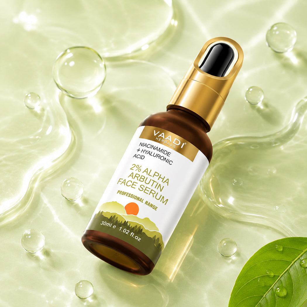 2% Alpha Arbutin Organic Face Serum With Niacinamide & Hyaluronic Acid (30 gms / 1.02 fl.oz)