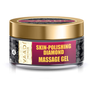 Skin Polishing Organic Diamond Massage Gel with Diamond A...