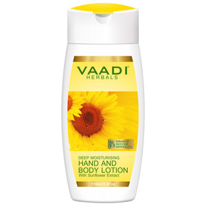 Organic Hand & Body Lotion with Sunflower Extract - Enhan...