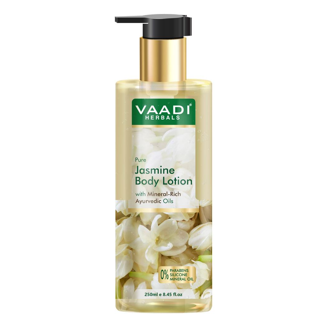 Jasmine Body Lotion with Mineral-Rich Ayurvedic Oils (250ml/8.45 fl oz)