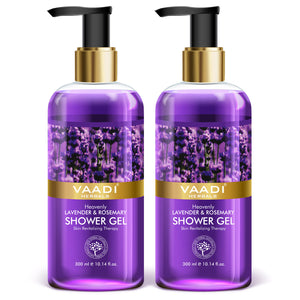 Heavenly Organic Lavender & Rosemary Shower Gel - Skin Re...