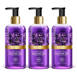 Heavenly Organic Lavender & Rosemary Shower Gel - Skin Re...