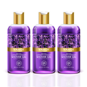 Heavenly Organic Lavender & Rosemary Shower Gel - Skin Re...