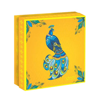 Premium Luxury Hand Crafted Traditional Peacock Themed Empty Gift Box