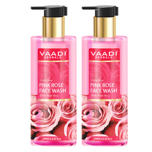 Pack of 2 Insta Glow Pink Rose Face wash with Aloe vera e...