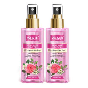 Rose Water - 100% Natural & Pure (2 x 250 ml / 8.5 fl oz)