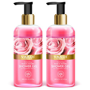 Enchanting Organic Rose & Mogra Shower Gel - Skin Brighte...