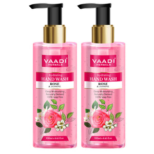 Hydrating Organic Rose & Jasmine Hand Wash (2 x 250 ml / ...