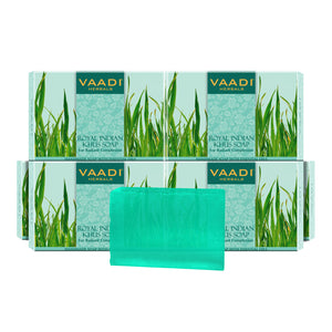 Royal India Organic Khus (Vetiver) Soap with Olive & Soya...