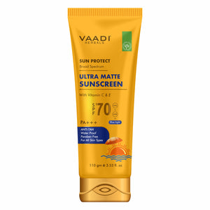 Organics Ultra Matte Sunscreen SPF 70 With Vitamin C & E ...