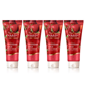 Skin Exfoliating Organic Strawberry Scrub Face Wash with ...