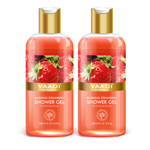 Blushing Organic Strawberry Shower Gel - Skin Firming The...